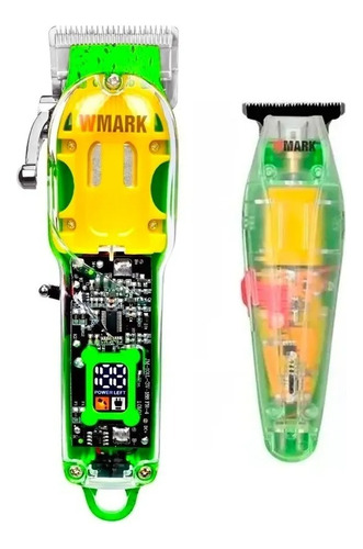 Kit 2 Maquina Cabelo Finalização E Corte Wmark Ng202 Ng308