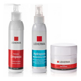 Emulsión Limpieza + Loción Hydrapore + Hidrosomas Lidherma