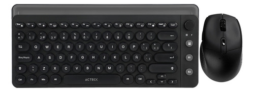 Kit Teclado Y Mouse Acteck Inalambrico 2.4ghz 1600dpi Negro