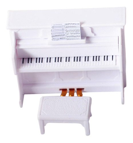 Mini Piano Com Banquinho Infantil Para Brinquedos De Brincar