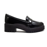 Sapato Feminino Loafer Tratorado Mississipi Dakota Q8551