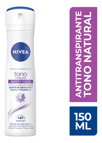 Desodorante Aclarante Tono Natural Beauty Touch Spray 150ml