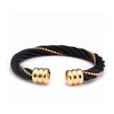 Pulseira Masculina Executiva Folheada Ouro Tamanho Ajustavel