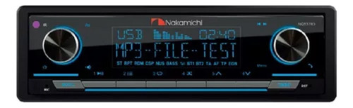 Auto Radio Mp3 Nq537bd Nakamichi Bluetooth Usb Microfone Sd