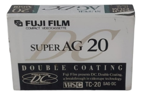 Fuji Film Vhs-c20 Tc-20 Sag-dc