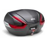 Bau Traseiro  Givi V47 Vermelho + Base M5 + Encosto E134s