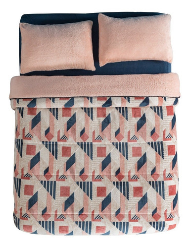 Cobertor Invernal Matrimonial /ind Geometric Vianney Borrega Diseño De La Tela Geometric