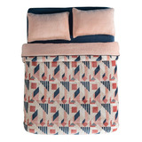 Cobertor Invernal Matrimonial /ind Geometric Vianney Borrega Diseño De La Tela Geometric