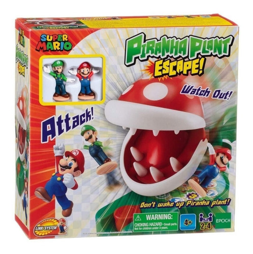 Jogo Super Mario Infantil Piranha Plant Escape Epoch