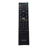Controle Remoto Compatível Com Tv Sony Bravia Led Lcd 7443