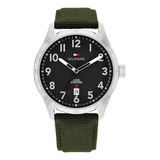 Reloj Tommy Hilfiger Para Hombre De Tela 1710593 Ss