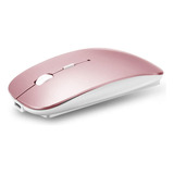 Mouse Inalámbrico Peibo , Bluetooth , Usb , Rosa