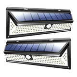 Foco Exterior Solar 118 Led Sensor Movimiento