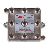 Divisor Satélital 8 Vías 2.15 Ghz  C/ Paso Tension - Aska Iu