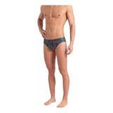 Traje De Baño Natación Arena Overview Brief Negro Hombre 006