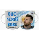 Taza Plastica Seleccion Argentina Messi Qué Mira Bobo!