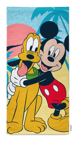 Toallon Mickey Piñata 70x130 Cm 100% Algodon Licencia Orig