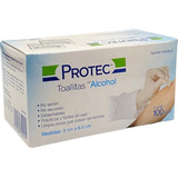 Toallita C/alcohol Protec Con 100 Pzs C/u 50 Cajas 5,000 Toa