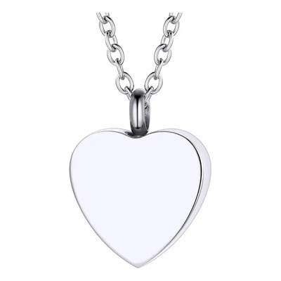 Collar Con Forma De Urna Para Cremación En Forma De Corazón,