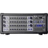 Consola Backstage Amplificada Mezcladora 8 Ch Usb Fm Sd 8l4