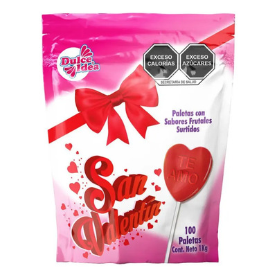 Caramelo Dulce idea San Valentín frutales con azúcar 1kg 100 u | MercadoLibre