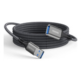 Cable De Extensin Usb De 10 Pies, Extensor Usb 3.0 De Largo,