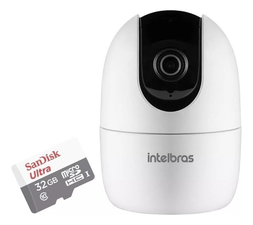 Câmera De Segurança Wifi Intelbras Mibo Im4 C 360 Cartão 