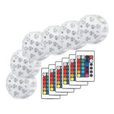 Pack 6 Luces Led Sumergible - Piscinas- Acuarios