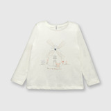 Polera De Bebé Niña Molino Off White (3 A 36 Meses)