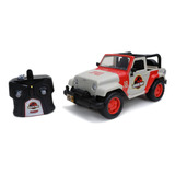 Carro De Control Remoto Jeep Jurassic Park Jada Toys 25 Cms