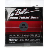 760fs Deep Talkin Bass Flatwound Bass Strings  Extra La...