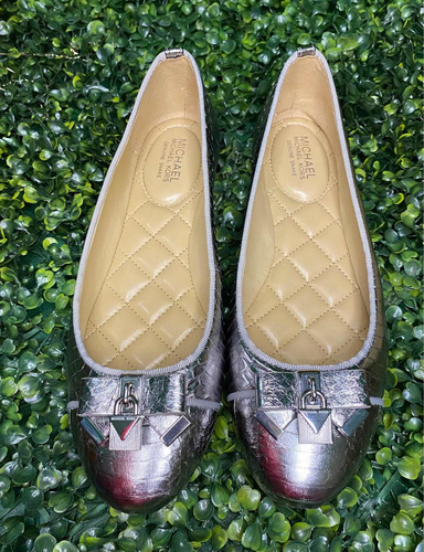 Flats Michael Kors Plata