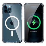 Capa Capinha Case Premium Magnetica Para iPhone Transparente