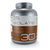 Suplemento En Polvo Pure Life  Isolated Proteína Isolate Polvo Chocolate 4.5 Libras (2.04 Kg) Pure Life Proteínas