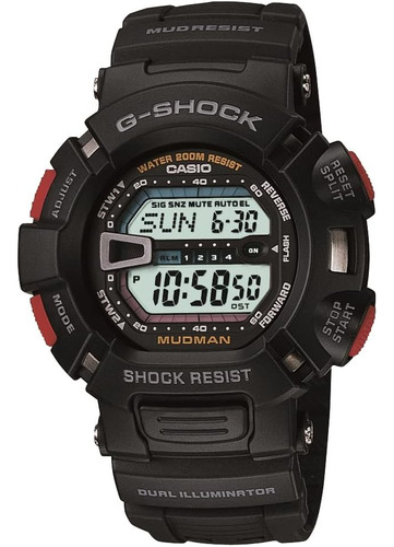 Casio G-shock Mudman Super Dual Illuminator Reloj Digital De