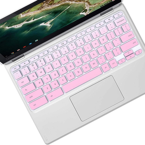 Protector Teclado Rosa Degrade Para Lenovo Chromebook Flex