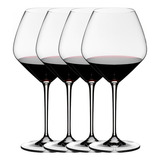 Kit 4 Taças Riedel Extreme Pinot Noir Vinho Cristal Copo Top