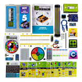 Kit Uno Iniciante 5 Completo Para Arduino 114 Peças Tutorial