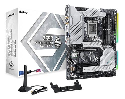 Motherboard Asrock Z690 Steel Legend Wifi Intel Lga1700 Ddr5