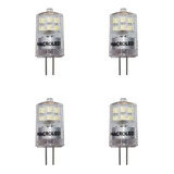 Pack X 4 Bipin Led 2w G4 Luz Calida 3000k 12v Macroled