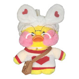 Peluche Pato Tik Tok Lalafanfan 30 Cm Incluye Ropa Accesorio