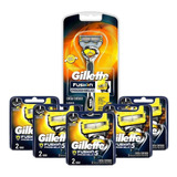 Kit Gillette Fusion Proshield Com 1 Aparelho + 10 Cargas