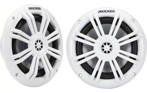 Parlantes Marinos Kicker 6.5 Pulgadas Km60 50w Rms Nauticos 