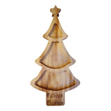 Tabla Picoteo Navidad 44x20x1.9 Cms