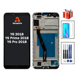 Pantalla Lcd Para Huawei Y6/ Y6 Prime/ Y6 Pro 2018 Con Marco