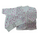 Ajuar Invierno Conjunto Bebe Plush Natural Y Algodon 6p Cja 