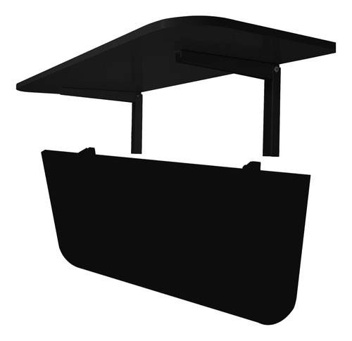 Mesa Dobrável De Parede 90x40 Preto