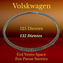 Cremallera Volskwagen 125 Y 132 Dientes Gol Vento Space Fox Volkswagen Vento
