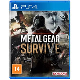 Jogo Mídia Física Metal Gear Survive Original Para Ps4