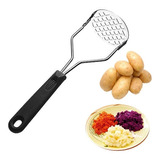 Amassador Espremedor Manual De Batatas E Legumes Aço Inox